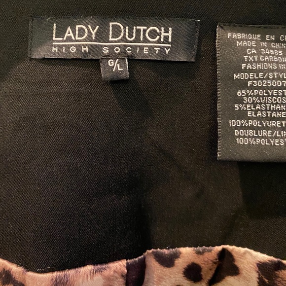 Lady Dutch Mixed Media Moto Jacket - Picture 2 of 5
